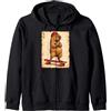 Capybara Japan Streetwear Manga Samurai Skateboard Bruh Anime Kawaii Otaku Giapponese retrò Capybara Felpa con Cappuccio