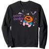 The Smurfs Puffi Halloween Spettrale Zucca Costume Mostro Divertimento Tendenza Felpa