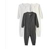 Amazon Essentials Pigiama Senza Piedi a Costine, Confezione da 3 Unisex - Bambini e ragazzi