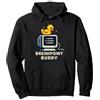 Pixel Duck Programmer Humor Co Breakpoint Buddy Pixel Duck Programmatore Debug Felpa con Cappuccio