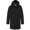 Schott NYC Dwight-Noir-l Parka, Nero, L Uomo