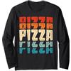 Funny Pizza Gifts Men Women Pizza Lover Pizza Art Amante del Cibo Retro Pizza Maglia a Manica