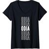 Odia Apparel Donna Odia Maglietta con Collo a V