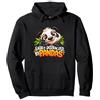 Hilarious Wildlife Humor and Quirky Natu Facilmente distratto da Pandas Funny Panda Humor Cute Animal Felpa con Cappuccio