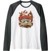 Merry And Bright Apparel Ovviamente Sono di Gran Lunga Il Design Preferito della Famiglia Natalizia Maglia con Maniche Raglan