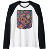 Lakelandwholesale1 Shirt Company Cassetta Nastro Life Has No Rewind Clock Graphic Art Maglia con Maniche Raglan
