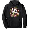 Blossom Paws Cutest Panda Bere Bubble Tea Sakura Floral Kawaii Art Felpa con Cappuccio