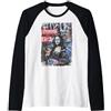 RTUZ - Monna Lisa elegante Arte dei Graffiti Arte di Leonardo da Vinci Monna Lisa Maglia con Maniche Raglan