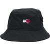 Tommy Jeans Uomo Cappello da Pescatore Heritage Bucket Hat con Logo, Nero (Black), Taglia Unica