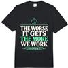 Groundman Tees Il peggio Diventa più lavoriamo Groundman Storm Work Comfort Colors Adult Heavyweight T-Shirt
