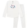Petit Bateau Pigiama Bambino in Cotone con Motivo Parigi, 8A, Blu