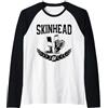 OI Skinhead/Skinhead Rock And Roll/Punk Rock Maglia con Maniche Raglan