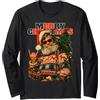 Joke Christmas Co. Divertente Babbo Natale retrò Anni '70 Anni '80 Maglia a Manica