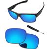 PapaViva Lenti di ricambio e cacciavite per occhiali da sole Oakley TwoFace OO9189 - Vestibilità precisa, resistente ai raggi UV e agli urti