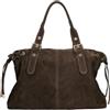 Gave Lux Borsa a Spalla Donna Pelle Scamosciata 41x28,5x20 cm