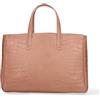 Gave Lux Borsa a Mano Donna Pelle Coccodrillo Vera Pelle Stampata Made in Italy