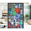 Siunwdiy Pellicola per vetri smerigliati Chiesa Pellicola per vetri colorati in stile europeo Pellicola elettrostatica per porte di casa Pellicola per vetri in PVC,A,90x120cm