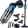OPAHUTER 4 in 1 Aspirapolvere Senza Fili, Essential 10000PA Scopa Elettrica Senza Fili con Luci LED, Aspirapolvere Portatile per Makita da 18 V Peli di Animali, Tappeti, Auto (Nessuna batteria)
