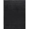 TT Home Tappeto Salotto Moderno, Camera da Letto, Pelo Corto, Lavabile, Monocolore Pastello, Facile da Pulire, Colore: Grigio Nero, Dimensione:200x280 cm