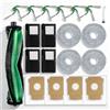 Chuancheng 20 Pezzi Kit di accessori per iRobot Roomba Plus 576 Combo/Plus 416Combo | Ricambio per Plus 415 Combo/515 Combo, 1 spazzola a rullo, 6 spazzole laterali, 4 filtri, 4 panni mocio