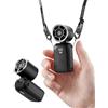 gaiatop Mini ventilatore portatile portatile, 3 in 1 pieghevole, piccolo ventilatore turbo con 6 marce ad alta velocità, massimo 15 ore ricaricabile, essenziale per campeggio, viaggi, regali estivi