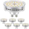 EACLL Lampadine LED Ultra Sottile GU10 Bianco Neutro, 4,8 W Equivalente Alogena 110 W, Set di 6, 4000 K 810 lm, Illuminazione senza Scintillio, fascio ampio 120 gradi, Non dimmerabile AC 230 V