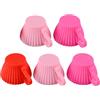 TOYANDONA Stampi Muffin in Silicone 5 Pezzi Riutilizzabili per Dolci | Budino e Gelatina, Flessibili e Antiaderenti, Formato per Uso Domestico Colore Casuale