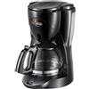 De'Longhi ICM2.1B Macchina per Caffè Americano con caraffa in vetro per 10 Tazze, Spegnimento Automatico, Serbatoio 1,5L