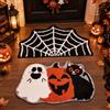 KDFSSIPE Tappeto per Halloween con fantasma, antiscivolo, decorazione per | 2 tappetini decorativi per Halloween 40 x 60 cm. Morbido retro in gomma antiscivolo. Perfetto per camera da letto, bagno