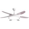 BEL AIR HOME ORION Motor DC ventilatore da soffitto 132 cm, bianco | Lampada a LED da 36 W, 6 velocità dell'aria, 3 temperature luminose, telecomando incluso