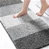 Exclusivo Mezcla Tappeto da Bagno, 60 x 180 cm, Assorbente e Antiscivolo | Asciugatura rapida, Lavabile in lavatrice, Morbido, Confortevole, Doccia, Cucina, Soggiorno, Decorazione, Grigio Sfumato