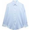 Marks & Spencer Donna Raso con Colletto con Bottoni Camicia - vestibilità Regolare - con Polsini Maniche Lunghe