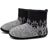 KuaiLu Pantofole Stivaletti Uomo Invernali Chiuse Calde Peluche Antiscivolo | Stivaletto a Maglia Stitch Memory Foam Ciabatte Comode Pelose Lana Cotta Scarpe da Casa