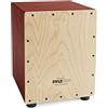 Pyle Percussione Cajon Strumento Musicale Acustico con Corde, Marrone, Legno di Betulla 30,5 x 30,5 x 46 Centimetri, Peso 4 Chilogrammi, Piedini Antivibrazione, Perfetto per Tutti i Livelli