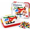 Educa - Telesketch Pixel Art City con 460 pin colorati | Gioco creativo di disegni 3D in rilievo e valigetta per bambini | A partire da 3 anni (20804)