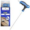 MONTERAL 2 x Chiave Brugola Impugnatura T Punta Sfera 5mm 30° in Acciaio Legato S2 | Chiave Esagonale a T - MONTERAL