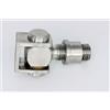UHRIG Cinghia per porta in acciaio inox M20 V2A, cerniera regolabile per cancello da giardino (M20 acciaio inox)