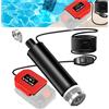 UNIKI Pompa dell'acqua per batteria Parkside da 20 V, con velocità di rotazione 4500 giri/min, portata 30 l/min, altezza di erogazione 15 ft, 120 W