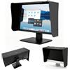 BORDRISE Parasole per Monitor, Visiera antiriflesso per schermi da 17 a 27 pollici parasole regolabile per monitor e laptop Offre protezione per la cornice del monitor e garantisce la privacy