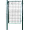 Stakmann Cancello Porta a Rete per Recinzione con Maniglia 106 x 200 cm, Cancelletto Pedonale per Giardino in Acciaio Verniciato con Chiusura a Doppia Chiave Inclusa, Resistente Intemperie e Robusto