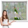 TTMLED Zanzariera Magnetica, 90x110cmZanzariera Finestra Finestra, Zanzariere Magnetiche, montaggio semplice senza viti, per Finestra Esterna/Corridoio/Patio，Grigio