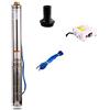 SHYLIYU Pompa per Pozzi Profondi 220V 370W Sommergibile Pompa Acqua 3300L/H Pompa Immersione Pozzo Profondità Fino a 56m Con 10m Cordone