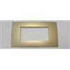 LEGRAND 685767 VELA QUADRA-ORO METALLIZZATI 4MODULI