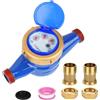 CISSIYOG Contatore Acqua Fredda 3/4 BSP, DN20 Contatore Acqua Meccanico