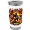 Bahaa's Tee Gorilla Weightlifting Mountain Workout Forza Arte Bicchiere termico in acciaio inox doppia parete