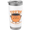 Kawaii Triangle Carino Brew-diculous Calderone Pun Divertente Halloween Bicchiere termico in acciaio inox doppia parete