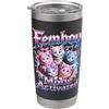 Femboy Mode Activated Kittens Bootleg Fu Modalità Femboy Gattini Attivati Bootleg Divertente Bicchiere termico in acciaio inox doppia parete