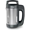 H.Koenig Frullatore soup maker 1.1L MXC20 in acciaio inox nero, multifunzione professionale, 2 programmi di cottura, per creme calde e fredde, 850W