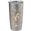 Mythic Serpent Art Medusa Snake Woman Distressed Mitologia Design Bicchiere termico in acciaio inox doppia parete