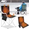 Rppiup Sedili Stadio Riscaldati Portatili, Cuscino per Sedili Riscaldati USB, 3 Livelli Calore, per Esterni, Pesca, Campeggio, Feste